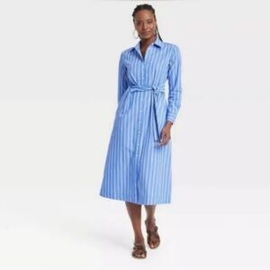 Universal Thread Blue Long Sleeve Dress